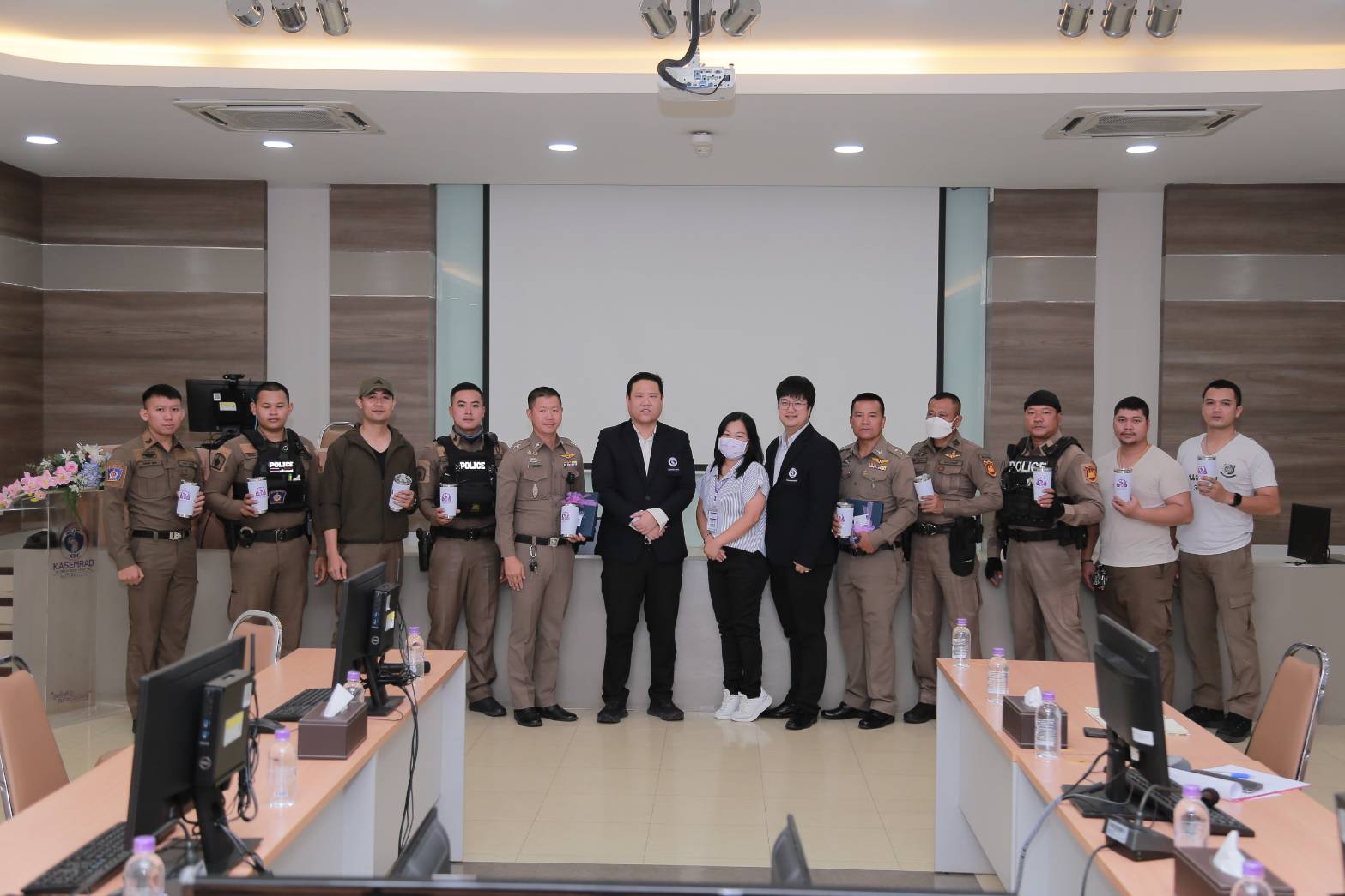 โรงพยาบาลเกษมราษฎร์ อินเตอร์เนชั่นแนล รัตนาธิเบศร์ ร่วมกับ สภ.บางใหญ่ จัดโครงการอบรมและซ้อมแผนฉุกเฉินกรณีทะเลาะวิวาท ประจำปี 2568