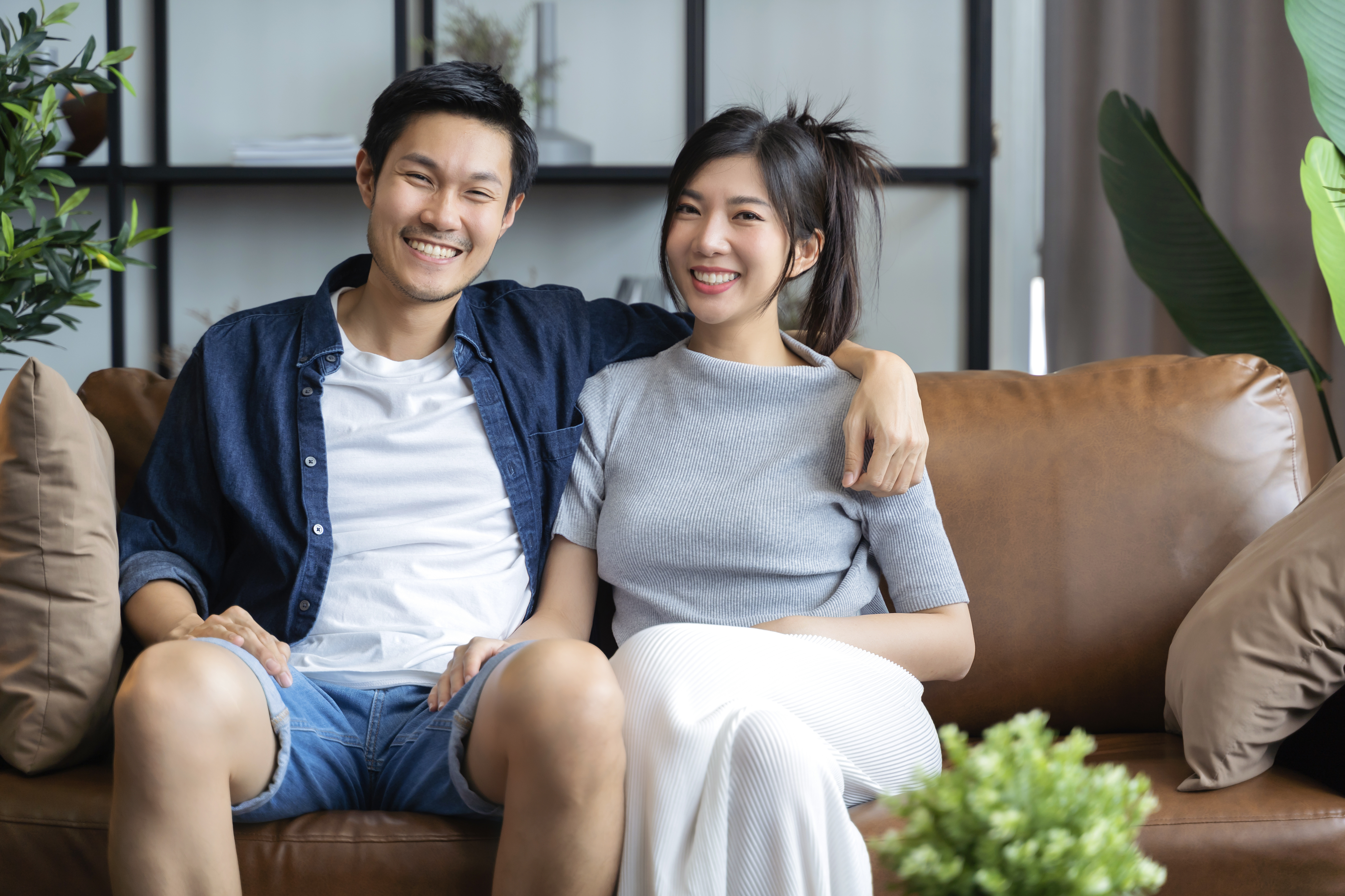 home-isolation-concept-happiness-asian-love-couple-familygood-conversation-sofa-couch-living-room-marry-couple-laugh-smile-together-sofa