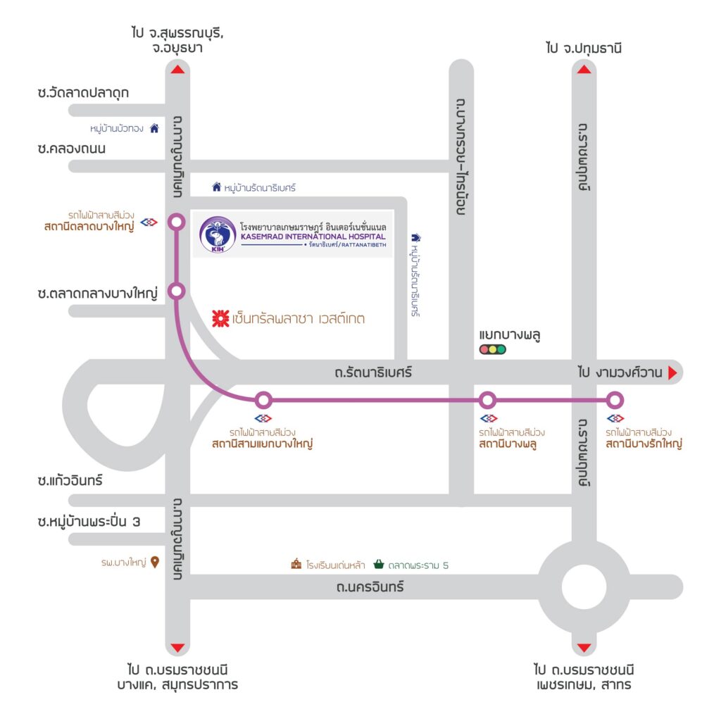 Map (แผนที่ รพ.เกษมราษฎร์ อินเตอร์ฯ รัตนาธิเบศร์)-01